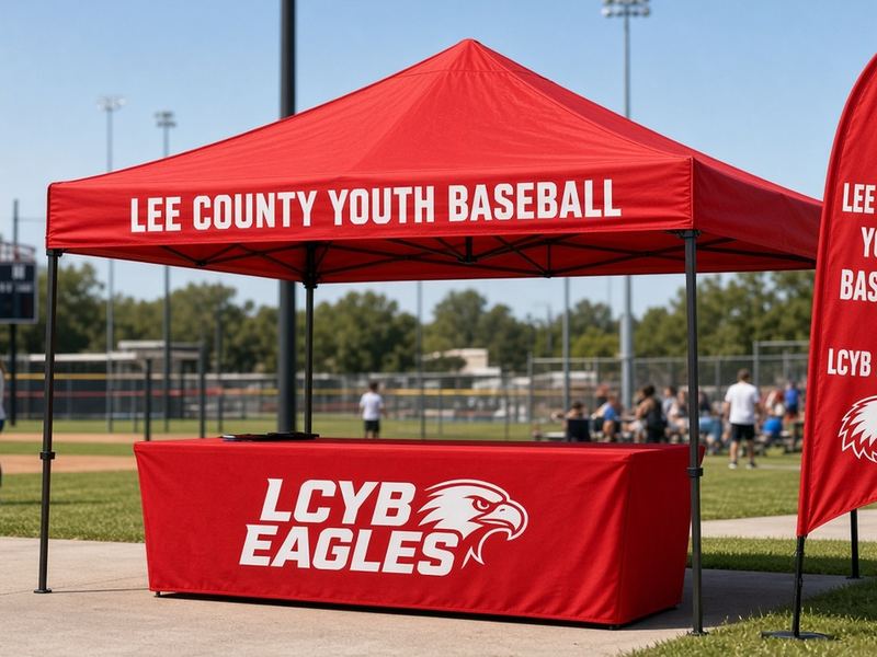 10×10 Canopy Tent by Get Seen Signs